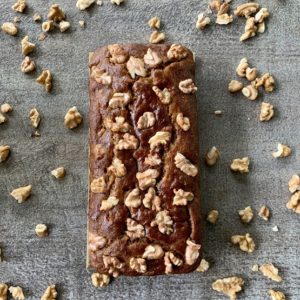 Banana Walnut Jaggery Loaf Addicted