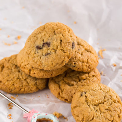 Oatmeal Wholewheat Chocolate Chip Cookies