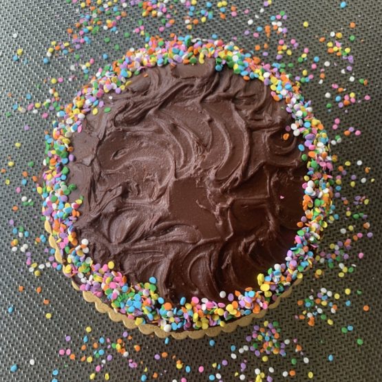belgian dark chocolate ganache cake
