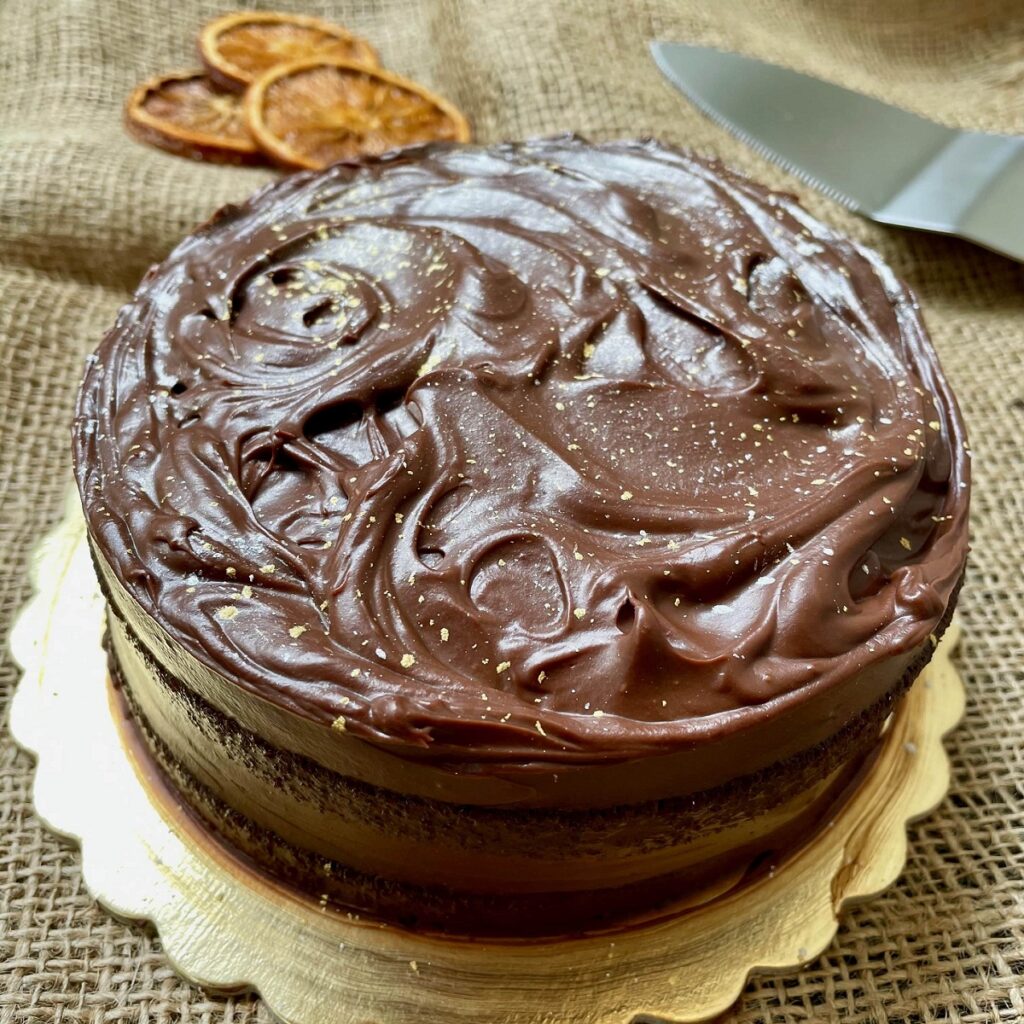 Belgian Chocolate Ganache Jaggery Cake - Addicted